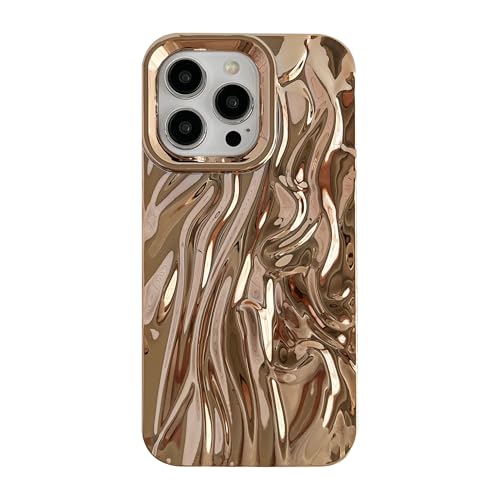 Caseative for iPhone 16 Pro Max Case Gold