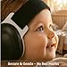 Baby Noise Cancelling Headphones – Infant & Toddler Ear Muffs 24 dB – Hearing Protection – Adjustable Newborn Ear Defenders (Black)