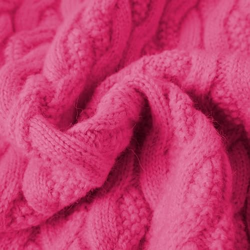 Girls Turtleneck Sweater Ribbed Crochet Long Sleeve Lined Pullover Sweater Kids Plain Soft Fall Warm Sweatshirts4