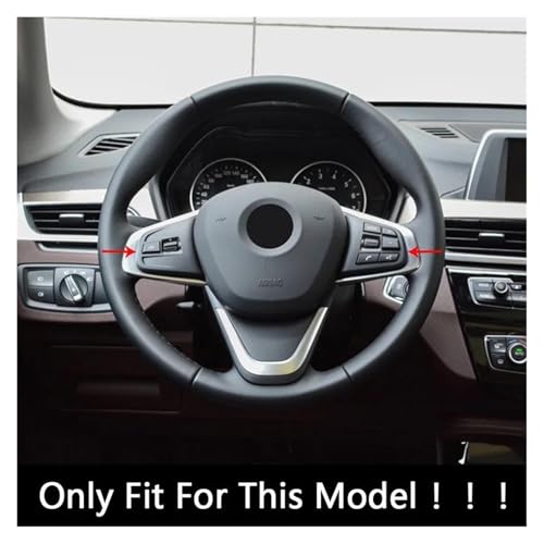 Cubierta de botones de volante para X1 F48 2016-2018 con acabado ABS premium 2
