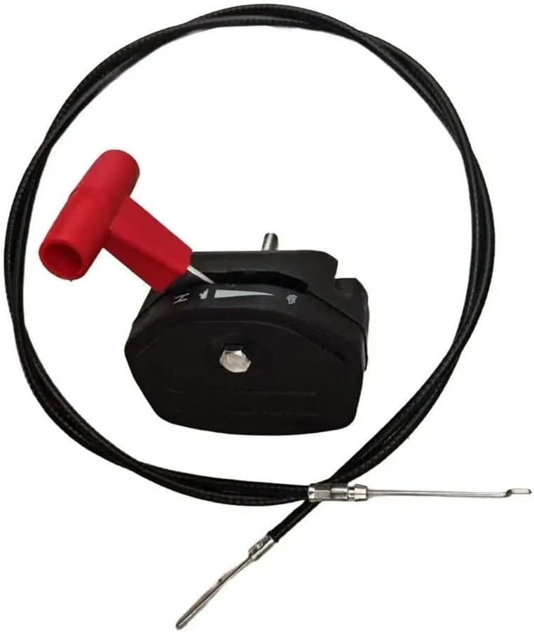 JY13908-Lawn Mower Throttle Choke Rod 56-Inch Switch Handle Accelerator Pull Cord Fit for FCYLXM21 5873834-01