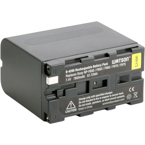 Watson NP-F975 Lithium-Ion Battery Pack (7.4V, 7800mAh) Watson NP-F975 Lithium-Ion Battery Pack (7.4V, 7800mAh)