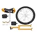 YUNLAIGOTOP 16 Inch Wheel Unicycle, Unicycle Bike, Unicycles with Steel Rim, Leakproof Tire Wheel Cycling for Adults, Daily Fitness Exercises/Cycling Exercises/Balance Training/Talent Shows (Yellow)
