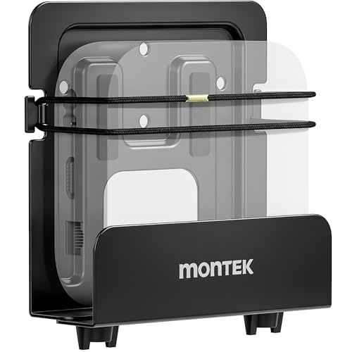 monTEK Adjustable Cable Box Mount up to 11 LBS Modern Mount Small Devices Wall Mount for WiFi Router DVD Players Mini PC Game Consoles and Other Streaming Media Devices (Narrow)