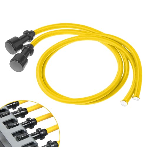 PrimeMach Yellow Light Cord(2-Pack) Compatible with Select AeroPilates reformers|Low Resistance Replacement Cord for Pilates Reformer Machines – Durable, Easy-Install & Smooth Performance