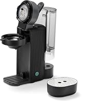 Tchibo Kaffeepadmaschine „CALL ME PAD“ inkl. 36 Kaffeepads Black & White, mit Taste für To-Go Becher, für 2 Tassen, schnell und leise, automatische Abschaltfunktion, Schwarz – Ansicht 4