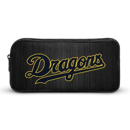 中日ドラゴンズ文具ケース ペンケース 収納グッズ 筆箱 ペンバッグ 筆入れ 多機能 学用品収納 大容量軽量 伸縮性が良く、繰り返し使用可能 傷防止 防汚 掃除が簡単 いろいろな文房具を収納 オフィス小物 コスメバッグとして 男女兼用 携帯便利