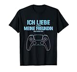 Lustiges Gamer zum Zocken Geschenk Liebe meine Frau. Du zockst den ganzen Tag Online Multiplayer Games. Monitor, PC und PS5 Konsole ist im Dauerbetrieb und deine Tastatur glüht beim Esport.