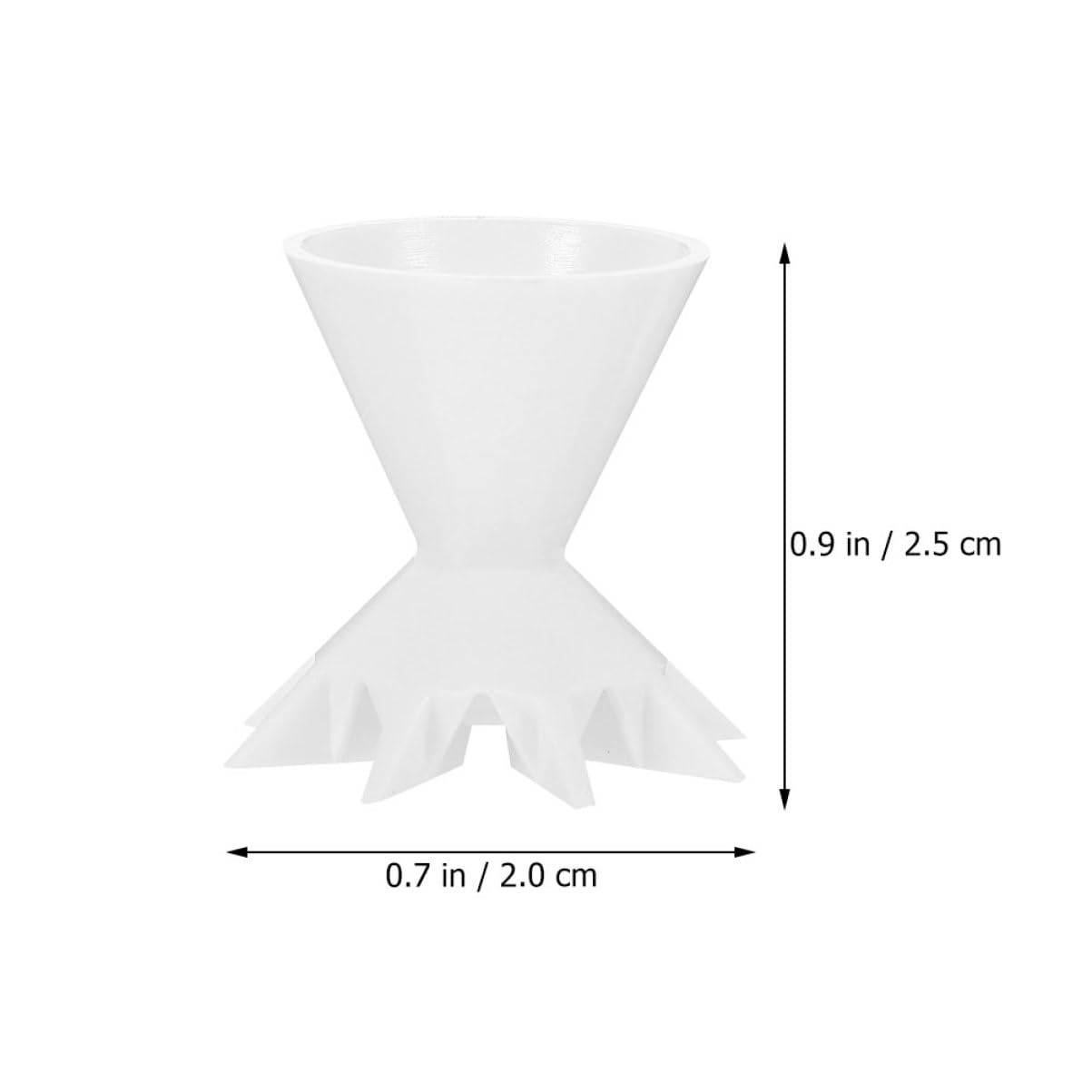 ERINGOGO Painting Tools Silicone Pouring Cup Reusable Funnel Cup for Artists Supplies