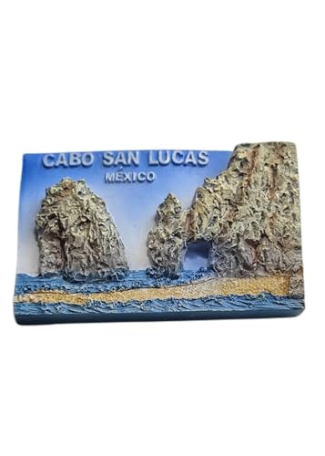 Imán decorativo Cabo San Lucas México 3D para refrigerador miniatura 3