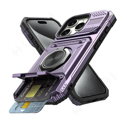 Support d'anneau rotatif magnétique résout les risques de casse pour étui portefeuille iPhone