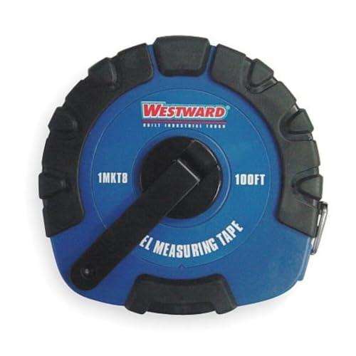 Cinta métrica Westward 100 pies ABS con goma miniatura 1