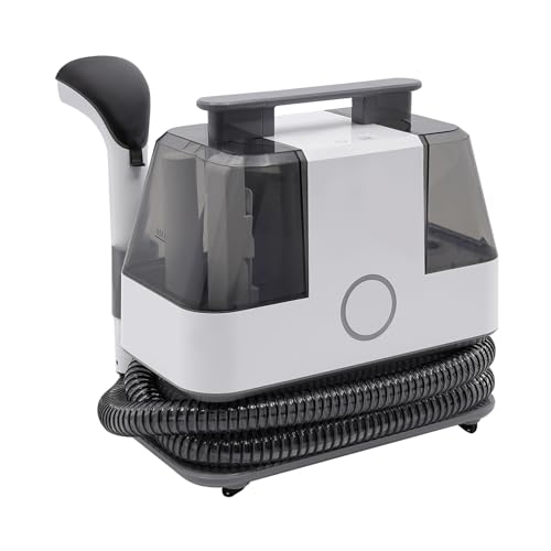 CNCEST Cleaner Machine,15KPa Portable Carpet Couch Deep Cleaner,Wet or Dry Handheld Rug Cleaner with Two Tanks,for Furniture Hand Held Sofa Shampooer for Car Seat Pet Stain