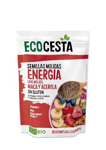 Ecocesta - Semillas Energía Bio - 200 g - Aporte Natural de Energía y Bienestar - Ricas en Fibra y Nutrientes - Apta para Veganos