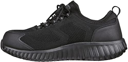 Skechers Work Cicades-Rhettle, Men's, Black, Comp Toe SD, Low Athletic, Work Shoe (8.5 M) | Image 3