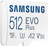 Samsung EVO Plus 512GB MicroSDXC Card UHS-I U3 with SD Adapter - 4