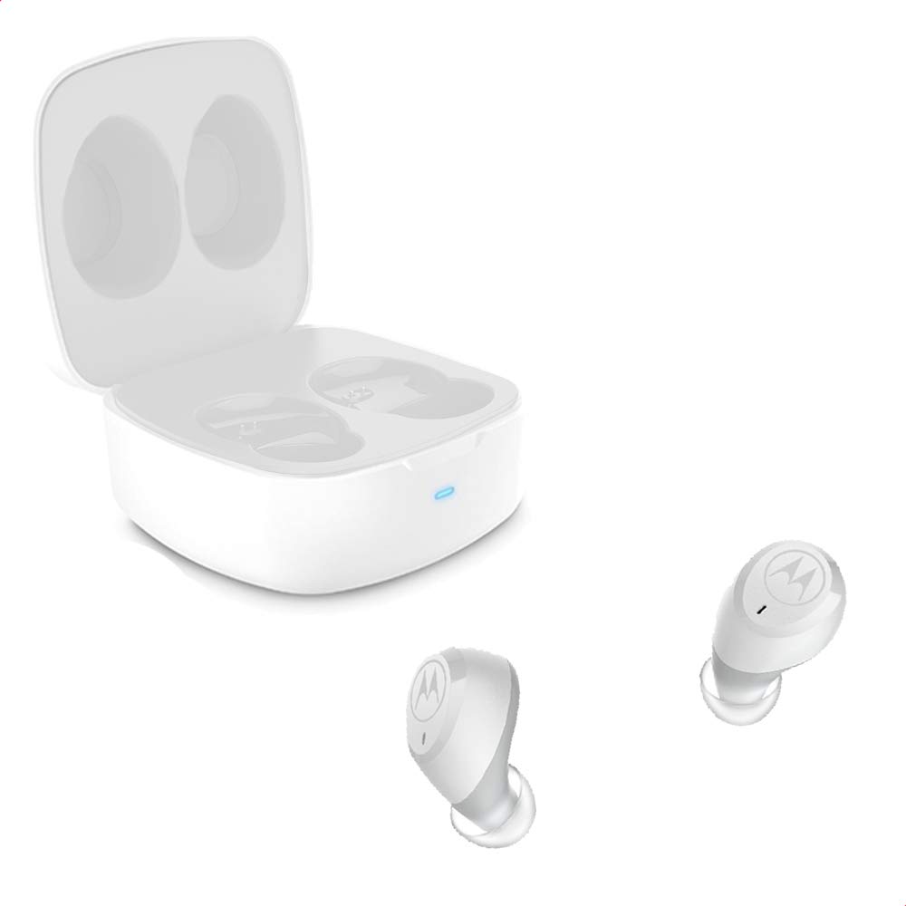 Motorola Verve Buds 100, True Wireless Bluetooth Waterproof Earbuds with 12  Hours Battery, Mic, Mono Mode and Portable Charging Case - Black (Pack  of1)White: Buy Online at Best Price in UAE - Amazon.ae