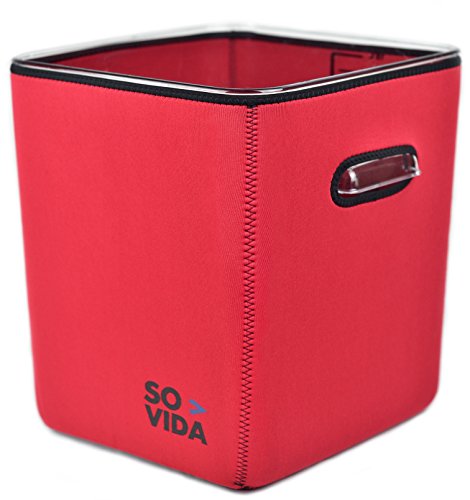 So-Vida Sous Vide Container Sleeve Compatible For The Rubbermaid 18 Quart Container (Red Version) #TOP2