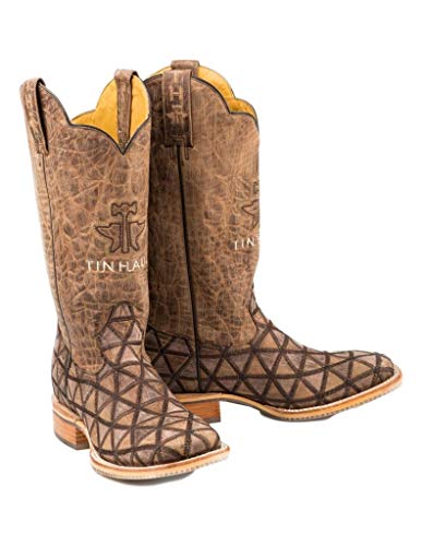 Tin Haul Men's Hanky Panky Western Boot Broad Square Toe - 14-020-0007-0363 Br2