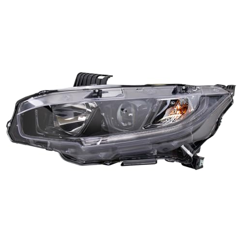 Image of TRQ Driver Side Headlight Assembly Halogen Compatible with 2019-2021 Honda Civic HO2502192