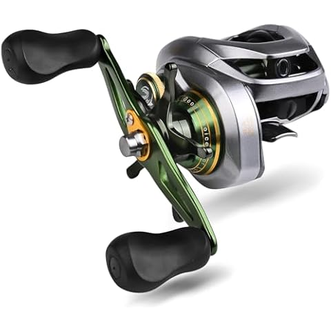 Baitcasting Fishing Reels - Nylon Frame High Speed Spool 7.6 Cover
