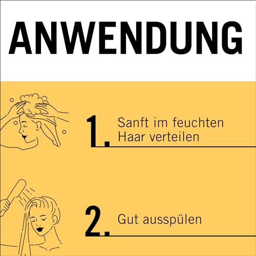 Gliss Shampoo Oil Nutritive (250 ml), Haarshampoo mit Omega 9 & Marula-Öl, Pflegeshampoo für strohiges Haar & strapaziertes Haar sorgt für Geschmeidigkeit und Glanz