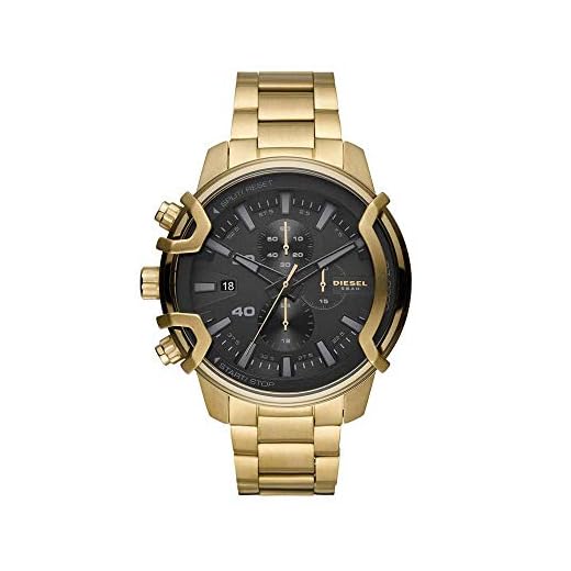 Diesel Reloj Analógico para Hombre de Cuarzo con Correa en Acero Inoxidable DZ4522