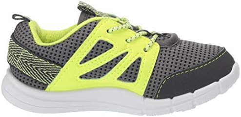 OshKosh B'Gosh Baby-Boy's Sahara Mesh Slip-on Athletic Sneaker, Charcoal, 4 M US Toddler | Image 5