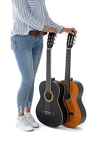 Navarrez NV14 Guitare classique noir 3/4 avec housse et 2 médiators - Les Beatles, Paul McCartney, John Lennon, RIngo Starr, George Harrison Navarrez NV14 Guitare classique noir 3/4 avec housse et 2 médiators – Image 5