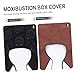 SOIMISS 1pc Moxibustion Box Cover Cloth Cover for Neck and Shoulder Moxa Case Smoke Filtering Design and Portable for Home and Salon Use Black