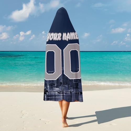 Unickque7 Custom Baseball City Night Skyline Hooded Blankets Personalized With Name Wearable Flannel Blankets Gifts 50 Inch X 40 Inch,60 Inch X 50 Inch,80 Inch X 60 Inch thumb #4