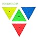 Roxenda Pyramid Speed Cube, 3x3x3 Qiming Pyramid Speed Cube Triangle Cube Puzzle Magic Cube (Stickerless)
