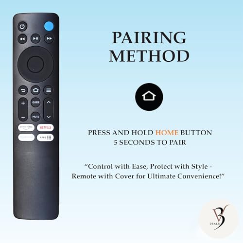 Image of Compatible with Redmi Smart Fire TV Remote - with Voice - with Hotkeys (Prime Video, Netflix, Amazon Music and Easy APPS Access | Pairing Must (Redmi Fire TV Voice)