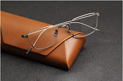 Image of Eyeglass Case Hard Shell, Portable Sunglass Case, fashionable PU Leather Eyeglass Case, Lightweight