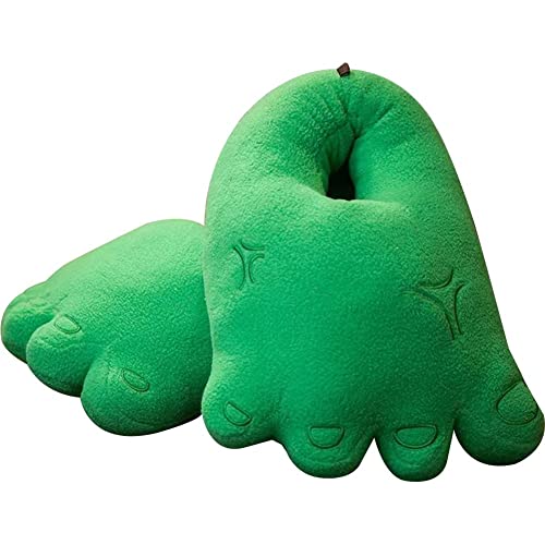 Pantoufles de gros pieds drôles en coton pour cocooner chaleureusement en hiver - 2