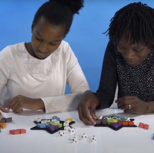 The Happy Puzzle Company - The Genius Star - Educational Brainstorming - Strategy Game and Skill Building - 8 Years + - 1 or 2 Players - Multilingual - SGHP 002