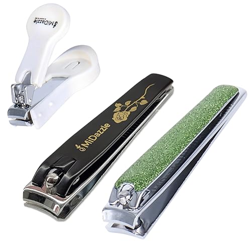 Image of Midazzle Adult Nail Clipper /Cutter and Baby Nail Cutter Combo (Pack of 3 - NA147)