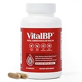 Vital BP - Support for Normal Blood Pressure - Supports Blood Flow & Arteries - with CoQ10, L-Citrulline, and K2 & D3-60 Capsules