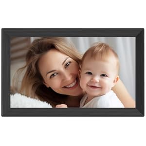 Digital Picture Frame 15.6 Inch 32GB Storage, Large WiFi Digital Photo Frame, 1920 * 1080 IPS FHD Touch Screen, Auto-Rotate, Wall-Mounted, Easy to Share Photos via APP or Email, Gift for Family