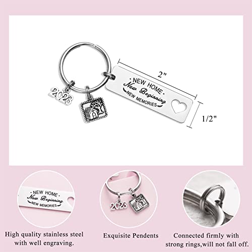 2022 Housewarming Geschenken Sleutelhanger Nieuw Thuis Nieuw Avontuur Nieuw Thuis Cadeautips - Image 3