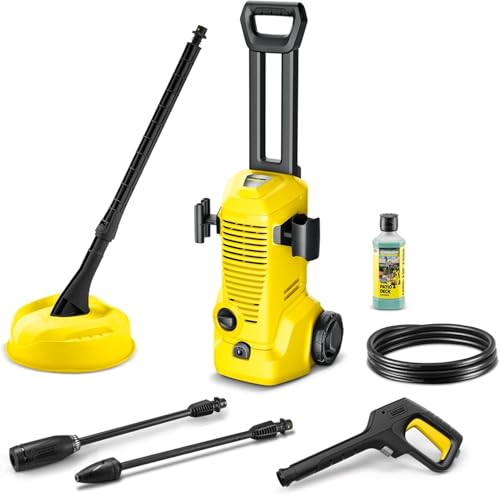 Kärcher high-pressure washer K 2 Home, pressure: max. 110 bar, flow rate: 360 l/h, area: 20 m²/h, weight: 4.2 kg, high-pressure gun, high-pressure hose, dirt blaster, Home Kit