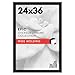 Americanflat Poster Frame, 24x36 inches, Thick Moldings, Black