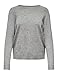 ONLY Damen , Rundhals , Onllesly Kings L/S Knt Noos Pullover, Medium, Langarm, Grey Melange/, M EU Damen und günstig Kaufen-ONLY Damen , Rundhals , Onllesly Kings L/S Knt Noos Pullover, Medium, Langarm, Grey Melange/, M EU