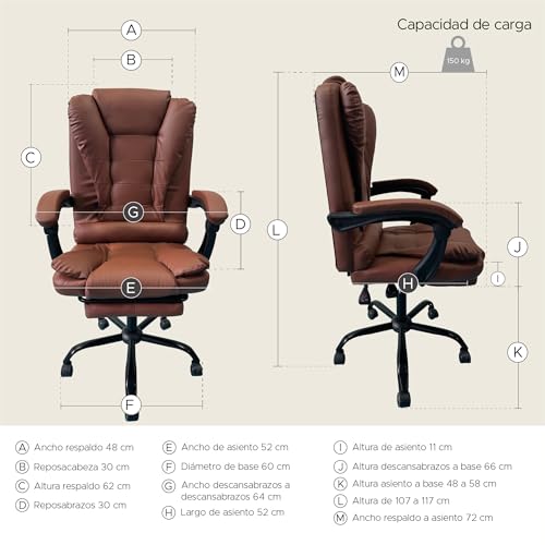 El Mejor Listado de Sillas Ejecutivas Precio los 5 mejores. 30 Imagen adicional