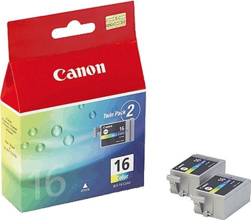 Cartouche d'encre Canon BCI-16 couleur d'origine pour imprimante portable