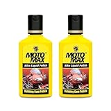 Ali Store Moto-MAX Bike Liquid Polish 50 ml, Pack of 2 |Removes Tough Stains, High Gloss & Shine on Painted Plastic and Metal Surfaces | for Bike, Motorbikes Motorcycle