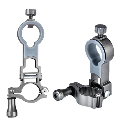 MOMOJIA Fishing Chair Clamp Bracket Fishing Chair Umbrella Holder Rack Clamp Adjustable Aluminum Fishing Chair Umbrella Bracket