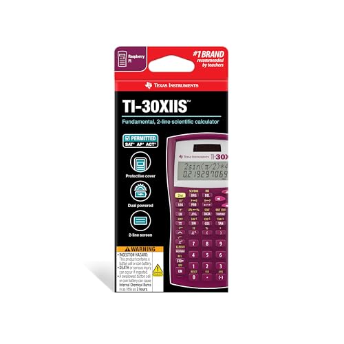 Texas Instruments TI-30XIIS Scientific Calculator, Raspberry Small - image 2