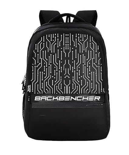Backbenchers Bag for Boys | Stylish Backbencher School Bag with Secret Zip Pockets | Hacker Bag, laptop Bag men, Hidden Pocket Backpack for College & Travel, White-picture-37