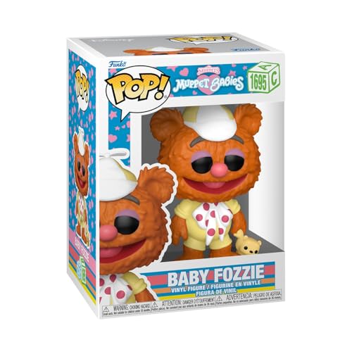 Funko Pop! Disney: Muppet Babies - Baby Fozzie​ Fozzie - Muppet Babies (1984) - Figura de Vinilo Coleccionable - Idea de Regalo - Mercancia Oficial - Juguetes para Niños y Adultos